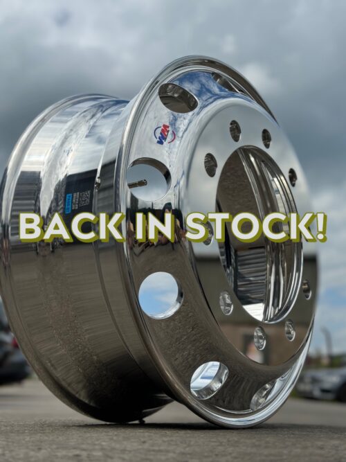 9.00X22.5 10 Stud Easy-clean alloys (for (315/80-22.5 tyres) - LIMITED STOCK!
